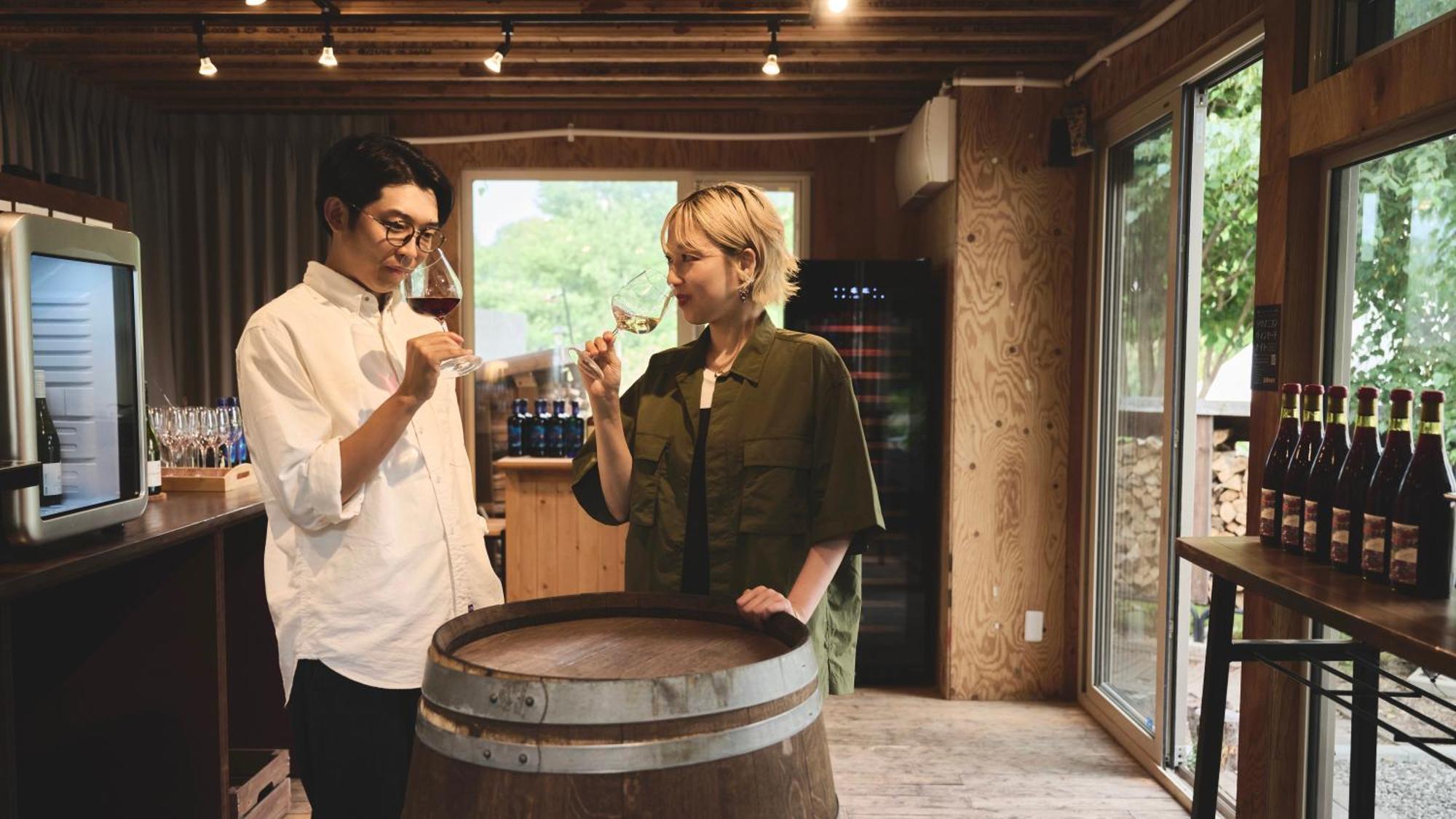 Yoichi Vineyard Glamping Hotell Eksteriør bilde